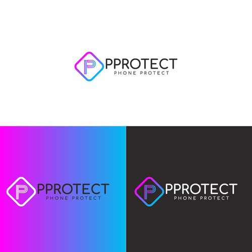 PPROTECT (Phone protect logo) (mobile cases and screen protectors) Design by DESIGN_TWE