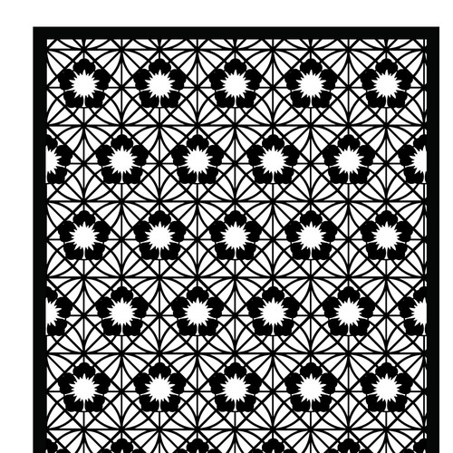 Pattern design for an interior-design element for a hotel in Bali Design by QPR