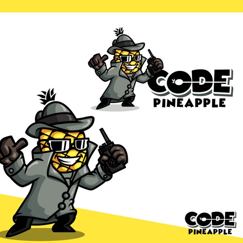 Logo needed for "Code Pineapple" - A mission of mystery and fun [2nd place wins too!] Design by Molyvi