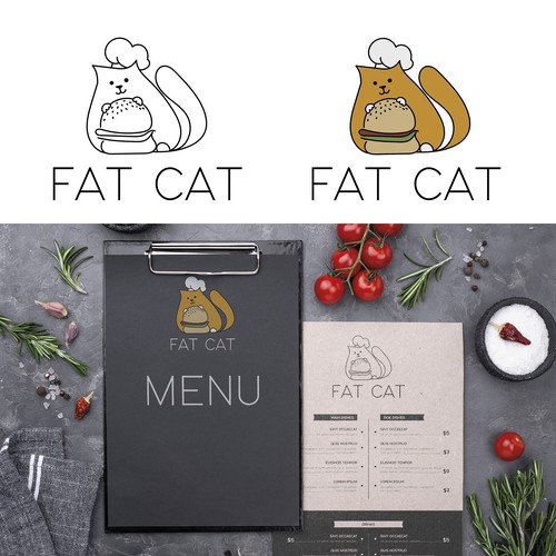 Fat Cat Design by Irina Ra