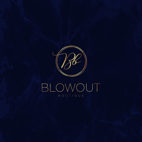 Luxurious logo for a NEW Blow Dry Bar - Hair Salon Design by Neha Shrimal