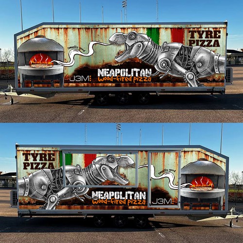 PIZZA trailer - be creative! Design von Rockyman