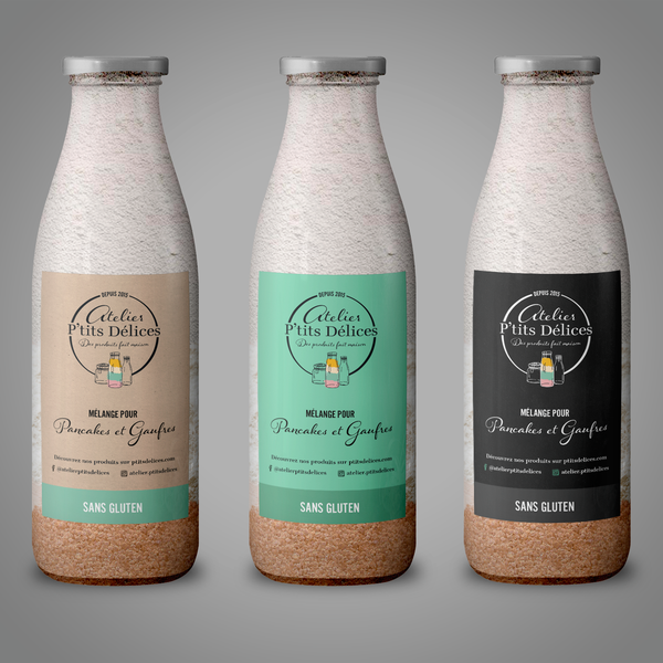 Design by Pascaline Piot titled "Logo concept for Gluten Free Bakery goods"