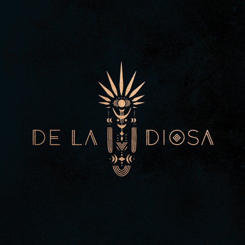 De la Diosa - Goddess Temple and Retreat Center Logo Design by Sauriêl Creative