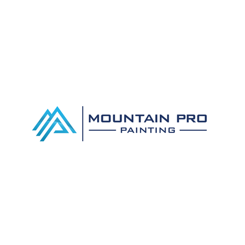 High-end, tech-focused Colorado painting company brand package Design by adam.h™