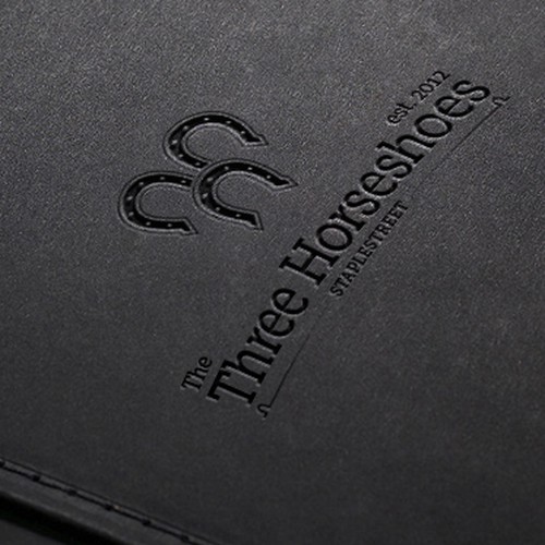 logo for Three Horseshoes Design by RamArt