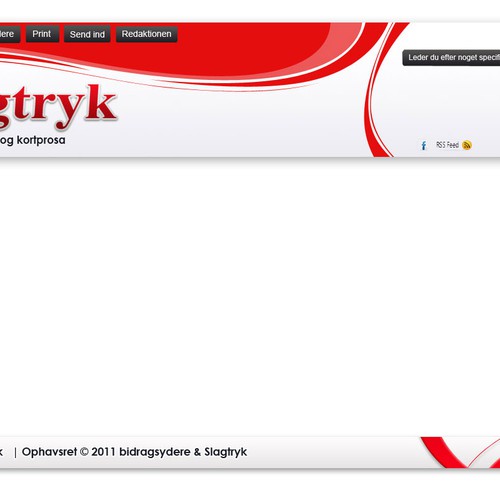 Simple Header and Footer for website Design von GRAFFYX ™