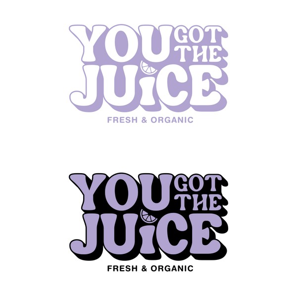 Organic Juice Bar Logo Design