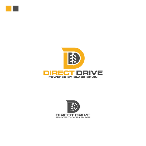 Design Direct Drive Logo di Log_In