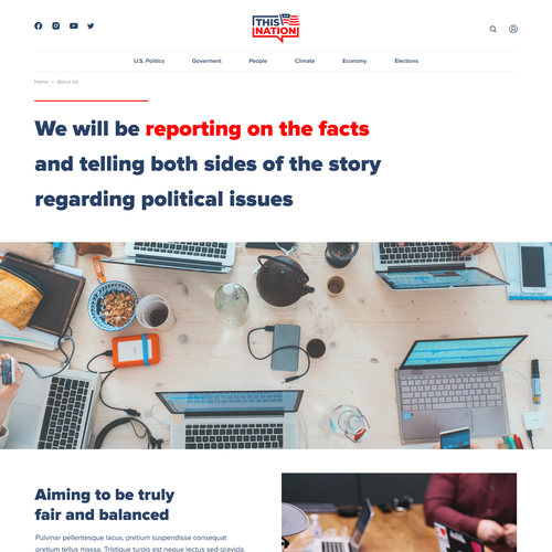 Wordpress Design for Political Blog Design by Ivan Fresh
