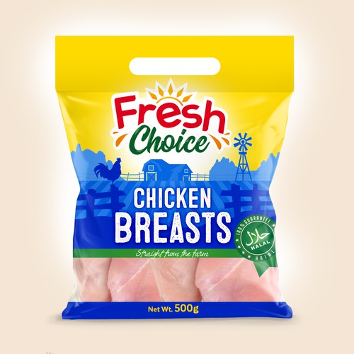 Packaging design for our chicken. Design by Daisygirl1702