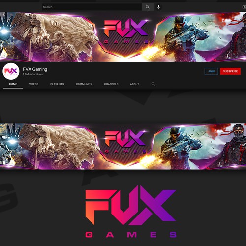 Design gaming epic banner for you by Guadugfx