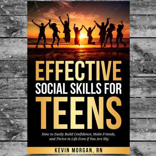 beach scene for a book cover appealing to teens Design by Platinumedia