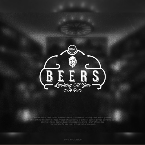 Beers Looking At You needs a brand/logo as timeless as the inspirational movie! Réalisé par ∙beko∙