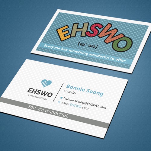 A Cool, Fun Business Card That's Not Really A Business Card - Have fun with this!!!  EHSWO.com Design by Roni_