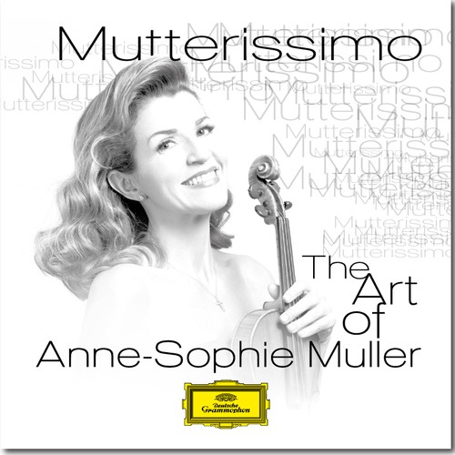 Illustrate the cover for Anne Sophie Mutter’s new album Ontwerp door michelange