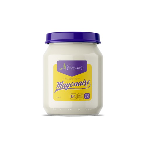 Mayonnaise Label Design by Yoga Zoeko