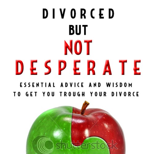 book or magazine cover for Divorced But Not Desperate Diseño de radeXP