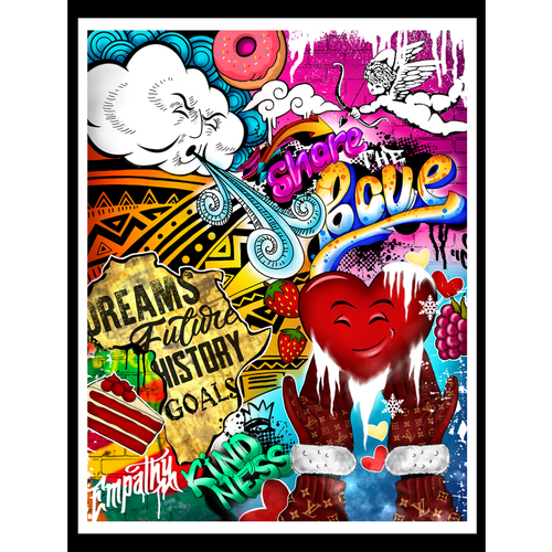 Design Dope Graffiti Wall / Mural like Illustration to create buzz for a product launch por Jezzus