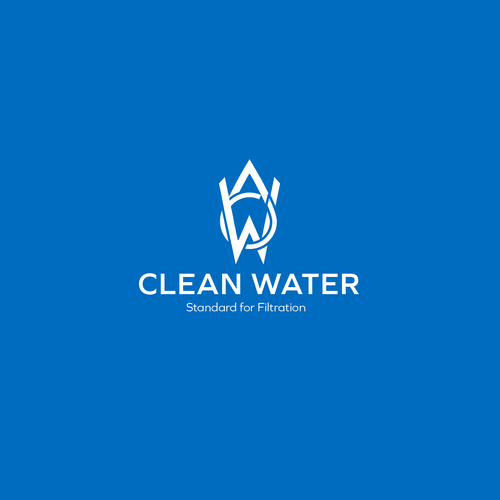 Simple Clean Logo for Water Filtration Company Design by m210297