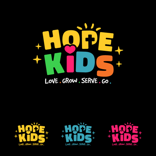 We need a fun, unique logo to launch our new kids church ministry! Design by Luel