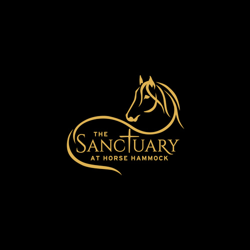 Elegant Horse Sanctuary Logo That Pulls On Your Heart Strings Design by Painted Pony Studios