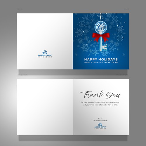 Corporate Christmas card design Design by dalheners