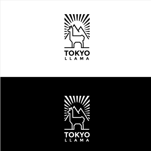 Outdoor brand logo for popular YouTube channel, Tokyo Llama Design by DoeL99