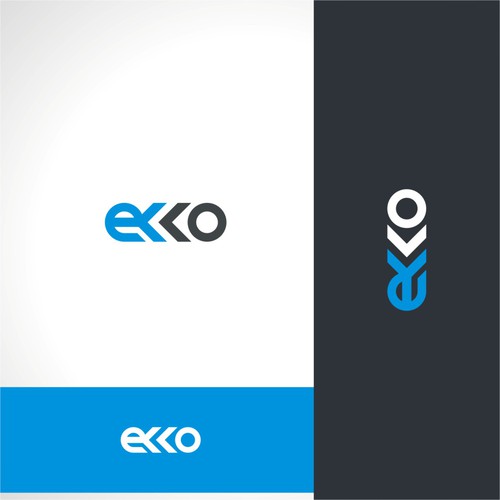 SIMPLE LOGO - ekko Letters then dm after Design by MAhi2014