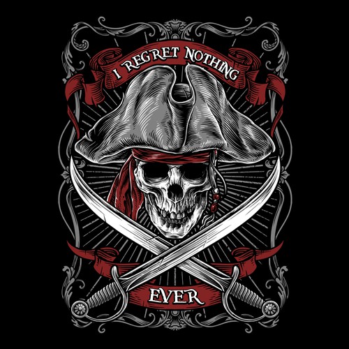 Pirates vector t shirt design artwork - Buy t-shirt designs