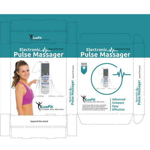 tens unit product box design Design by doby.creative