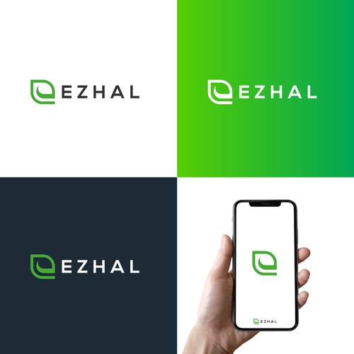 Mobile application logo for "Ezhal" Design by Ellestudio™