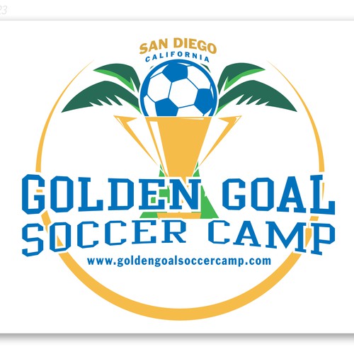 LOGO for Golden Goal Soccer Camp Logo design contest