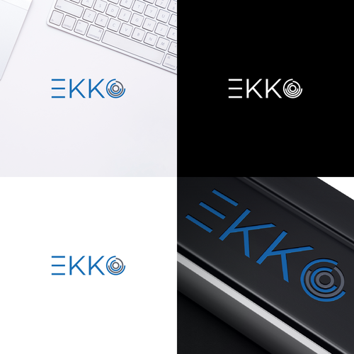 SIMPLE LOGO - ekko Letters then dm after Design by oliveglobal