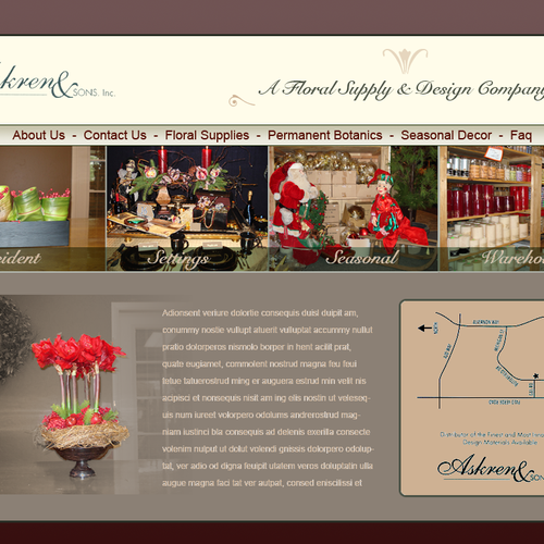 Web page design contest entry by SergeBE