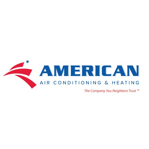 American Air Conditioning & Heating Logo redesign | Logo & brand ...