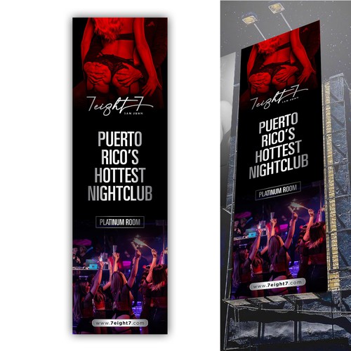 Billboard for a Nightclub and Gentlemen’s Club Design réalisé par Besties