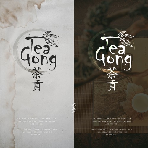 Tea Gong Logo Design by GIRA.