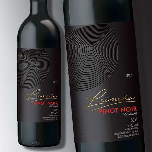 new label for my first own wine ! Design by Debdutta*