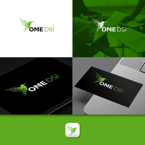 "One DSI" winning Logo & brand identity pack