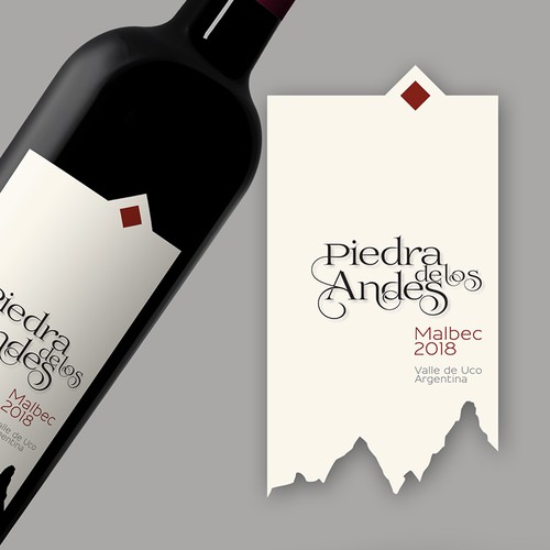 Malbec Wine Label for an Argentinian Winery Design by MaxMartorelli