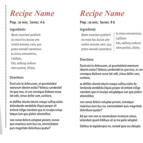 Cook Book Cover & Content Design Design by suzieQ Designs