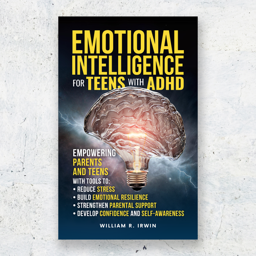 E-Book Cover Design for an Optimistic approach to addressing ADHD Design by DemokooDesign