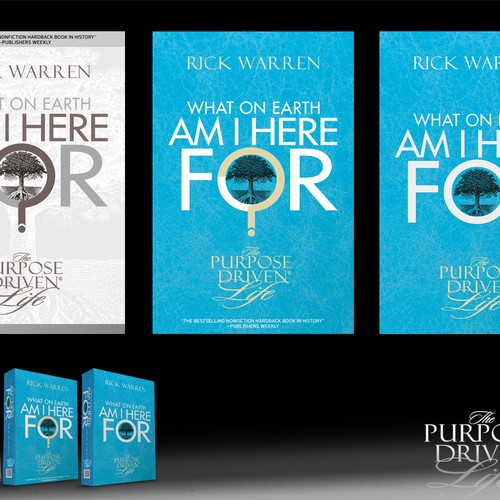 Book cover redesign for "What on Earth Am I Here For? The Purpose Driven Life" by Rick Warren Design by Rakajalu99