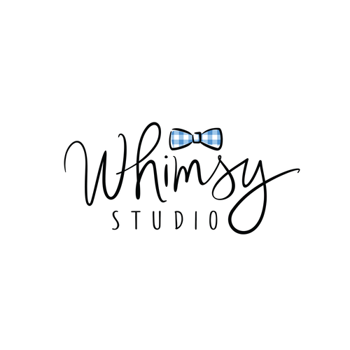 A whimsical logo incorporating gingham Design von mariacecilia