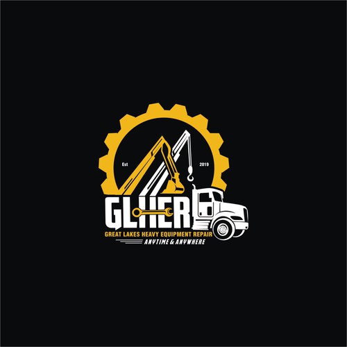 Creative design for heavy equipment repair in the state of Michigan Design by MAhi2014