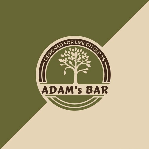 Adams Bar - Nutrition Bar for GLP1 patients Design by line2code