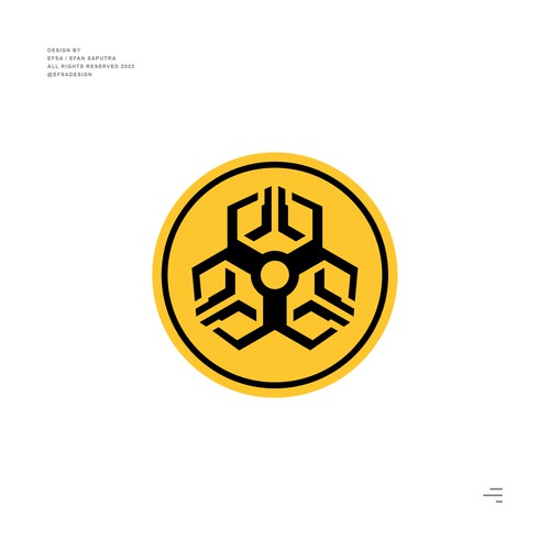 AI Warning/Hazard Symbol Design by Efsa