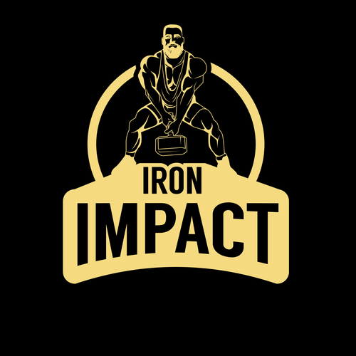 Forged Iron like Logo for an online strength & powerlifting coaching Design by irawan inc