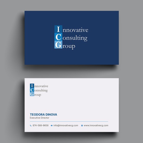 Design di ICG Business Cards di Hasanssin